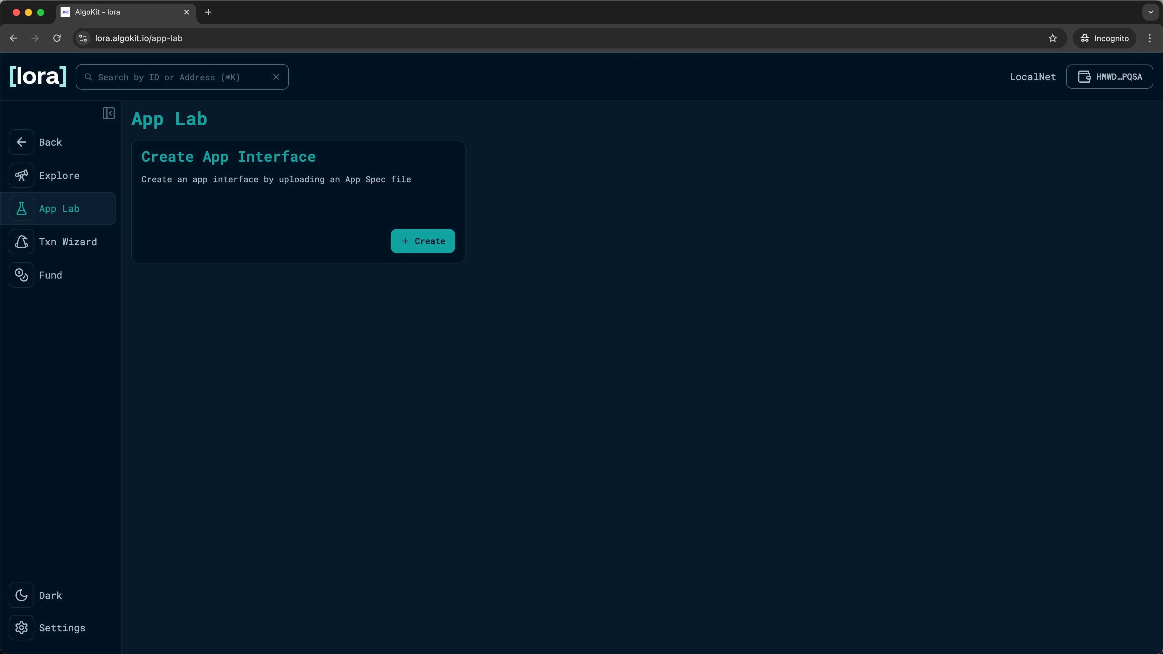 Lora: App Lab
